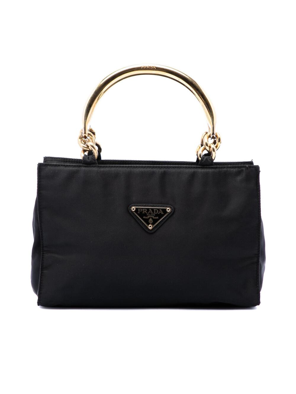 Prada Tessuto Metal Handle Bag Pre- #336303P55B